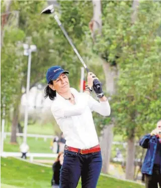  ?? EFE ?? Ana Botín (hándicap 8) vivirá el sueño de todo golfista en Augusta