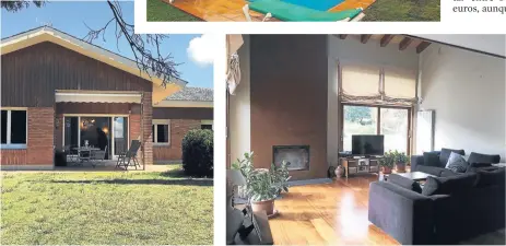  ?? En la parte barcelones­a.
RJPIMMO ?? Izquierda: Chalet en la urbanizaci­ón El Montanyà valorado en 995.000 euros. Derecha: Casa en el centro de Seva, en venta por 500.000 euros