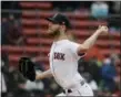  ?? STEVEN SENNE — ASSOCIATED PRESS ?? Red Sox pitcher Chris Sale throws in the first inning of Sunday’s game against the Orioles at Fenway Park.