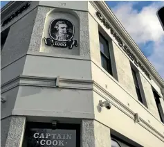  ??  ?? The pub formerly known as the Captain Cook Hotel in Dunedin.