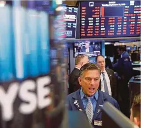  ?? REUTERS PIC ?? As of Thursday’s close, the S&amp;P 500 technology sector had fallen 1.2 per cent this month, versus a 0.1 per cent rise for the S&amp;P 500 as a whole.