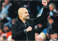  ??  ?? Conforme. Guardiola, DT del City, ve con buenos ojos un parón invernal en la Premier.