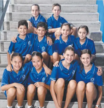  ?? Picture: ANNA ROGERS ?? SEEING DOUBLE: Back row: Georgia and Luke Nutter, 12; middle row: Leah and Rahna Flanagan, 11, and Annessah and Samaya Oakley 12; and, front row: Andrew and Caleb Fischer, 12, and Brooke and Skye Rogina, 12. Not available for the photo shoot were Cleo and Halle Trevett-Lyall.