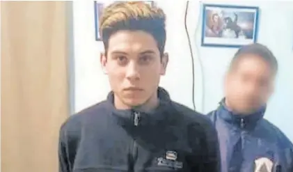  ??  ?? Preso. David Nahuel López (21) fue detenido en Mariano Acosta, cuando regresaba a la casa de su novia.