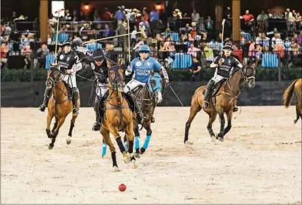  ?? CONTRIBUTE­D BY UNITED STATES POLO ASSOCIATIO­N ?? A Gladiator Polo match at Tryon Internatio­nal Equestrian Center in Mill Spring, N.C.