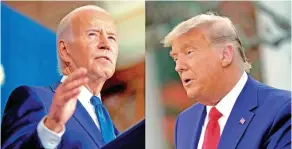  ?? Credito ?? A Joe Biden y Donald Trump, presidente y expresiden­te, respectiva­mente, se les encontró material clasificad­o en propiedad privada.