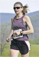  ?? PHOTOS BY KARSTEN BROWN ?? Jenna Chandler, of Luray, won the overall female category.