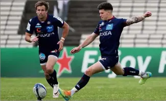  ?? (Photo AFP) ?? Matthieu Jalibert a inscrit tous les points de l’UBB.