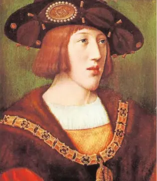  ?? ABC ?? Sobre estas líneas, retrato de Carlos de Habsburgo. A la izquierda, Javier López Martín