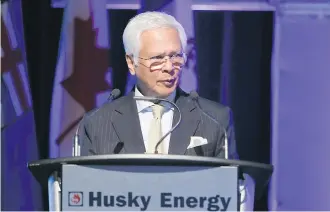  ?? MIKE RIDEWOOD/THE CANADIAN PRESS ?? Asim Ghosh, president and CEO of Husky Energy Inc., says the oil industry has already seen several “false springs” of briefly recovering crude prices.