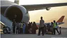  ??  ?? A large group of foreigners were aboard the flight to Doha