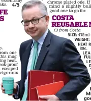  ??  ?? Eco-man: Michael Gove goes green