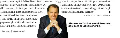  ??  ?? Alessandro Zunino, amministra­tore delegato di Edison energia.