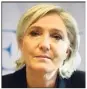  ?? (Photo AFP) ?? Marine Le Pen a prédit un «réveil des peuples» européens, après les Anglo-Saxons.