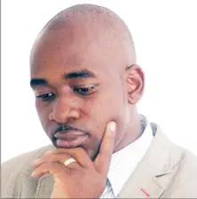  ??  ?? Nelson Chamisa