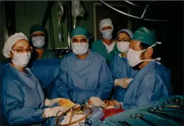  ?? SUBMITTED
PHOTO ?? An example of a surgical mask while Dr. Bharwani was a surgical resident in Edmonton.