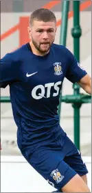  ??  ?? Kilmarnock winger Dom Thomas is happy working with Angelo Alessio