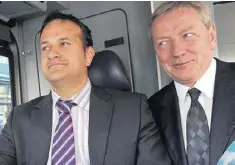  ??  ?? REVELATION­S: Paddy Doherty of Dublin Bus (right) earns more than Transport Minister Leo Varadkar