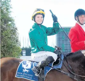  ?? Photo / Race Images South. ?? Kate Cowan had no intention to become a jockey but was inspired when she saw Michelle Payne win the Melbourne Cup.