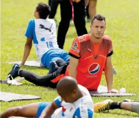  ?? FOTO MANUEL SALDARRIAG­A ?? El equipo entrenará hoy en el Atanasio Girardot para preparar el duelo del sábado ante los pijaos.