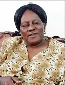  ??  ?? The late Cde Maud Muzenda