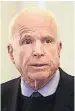  ??  ?? LESSON John McCain