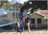  ?? KLC Fotos / Cal Athletics ?? UC Berkeley, tight for money, plans to spend $30 million to upgrade its women’s beach volleyball and softball facilities to meet federal Title IX guidelines.