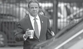  ?? SETH WENIG/AP ?? New York Gov. Andrew Cuomo resigned amid sexual misconduct allegation­s in August. He has vehemently denied the claims.