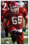  ?? NWA Democrat-Gazette/ JASON IVESTER ?? Mitch Petrus was a two-time All-SEC selection at offensive guard in 2007 and 2009 while playing for Arkansas.