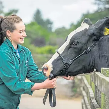  ??  ?? HANDS-ON: The Craibstone centre will be key to SRUC’S veterinary nursing teaching.