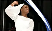  ?? (Pine Bluff Commercial/I.C. Murrell) ?? Destiny Jones engages the crowd with a praise dance.