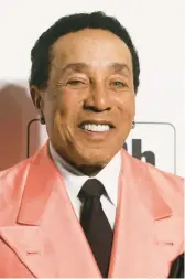  ?? MICHAEL TRAN/GETTY-AFP 2020 ?? Singer-songwriter Smokey Robinson will release a new solo album, “Gasms,” on April 28.