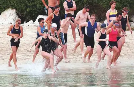  ?? Gulf News Archive ?? Dubai Women’s Triathlon organisers have arranged for a special Triathlon Village to be set up at the Dubai Ladies Club so that the venue can double up as a converging point for the entire family.