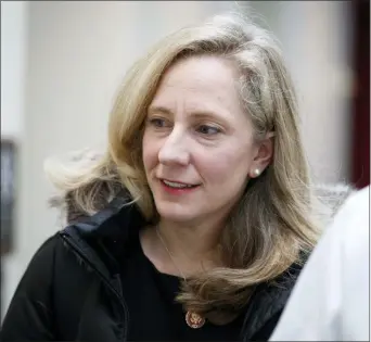  ?? CAROLYN KASTER — THE ASSOCIATED PRESS FILE ?? In this file photo, Rep. Abigail Spanberger, D-Va. walks to a closed Democratic Caucus meeting on Capitol Hill in Washington.