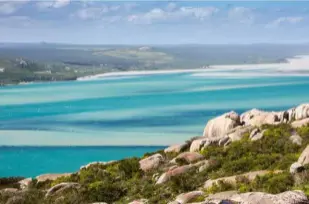  ??  ?? BOTTOM RIGHT When not flower spotting, enjoy beautiful views of the Langebaan Lagoon.