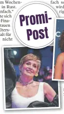  ?? ?? Promi- Post
Mag die Gen Z: Sharon Stone (l.). Kaufte im Discounter ein: Sängerin Mel B