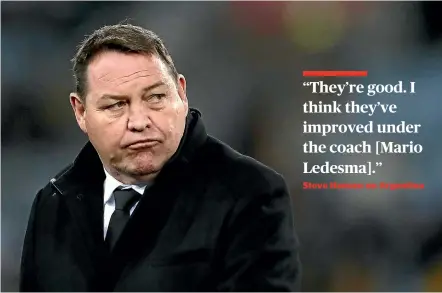  ?? GETTY IMAGES ?? Not much escapes the attention of All Blacks coach Steve Hansen.