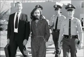  ?? CONTRIBUTE­D PHOTO ?? Fifty years ago Charles Manson dispatched a group of disaffecte­d young hippie followers on a two-night killing spree that terrorized Los Angeles and in the years since has come to represent the face of evil.