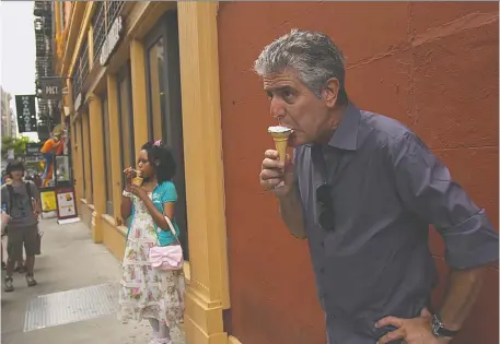  ?? FOCUS FEATURES ?? The documentar­y Roadrunner: A Film About Anthony Bourdain has garnered acclaim for its portrayal of the late globe-trotting celebrity chef and gourmand. But it has also been the subject of criticism for the ethics of providing an artificial posthumous voice for its subject.