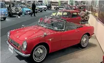  ?? ROB MAETZIG/STUFF ?? This is Honda’s first production car, the S500 roadster first launched in 1963.