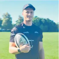  ?? Photo / Supplied ?? Profession­al rugby player Sam McNicol is the new St John’s College rugby institute coach.