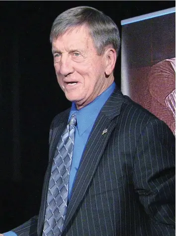  ?? GreG StronG/tHe CAnADIAn PreSS/fIleS ?? Ted Lindsay, who died on Monday at 93, was a hard-nosed player and a champion for fairness. The trophy for best player in the NHL as voted by his peers is named after him.