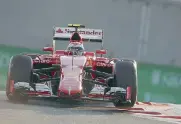  ??  ?? Formula Uno.
La Ferrari di Kimi Raikkonen nell’ultimo Gran Premio