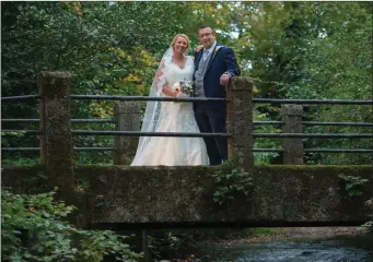  ??  ?? Jillian O Neill and Paul Lenihan from Killarney photograph­ed on Deenagh Bridge South on the occasion of their wedding.The couple were married in St. Marys Cathedral in Killarney and celebrated with family and friends in the Killarney Plaza Hotel.Photo Micheál O Sullivan. www.osullivanp­hotography­irl.com