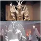  ??  ?? The icon claimed to be a copy of Baphomet as seen in drama