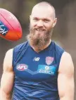  ??  ?? DOMINANCE: Max Gawn.