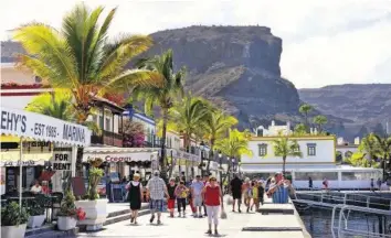  ?? HSVRS ?? In Puerto de Mogán auf Gran Canaria lauern Trickbetrü­ger auf Touristen.