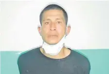  ??  ?? Willian Renta Chávez fue detenido por agentes de la Policía de San Vicente.