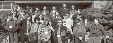  ?? Contribute­d photo ?? Twenty-seven Polk County 4-H students travel to Rock Eagle for the district competitio­n.