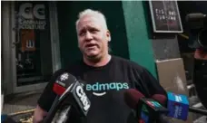  ?? JESSE WINTER/ TORONTO STAR ?? Cannabis Culture manager Mark Harrison said police took all of the store’s inventory and cash as well as employee cellphones.